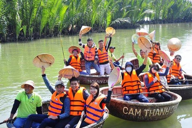 Discovering Cam Thanh Coconut Village: Basket Boat Ride and Local Fishing Experience - PRIVATE TOUR